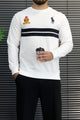 Plo Rph Lren Classic Paneled Round Neck Men's Sweatshirt