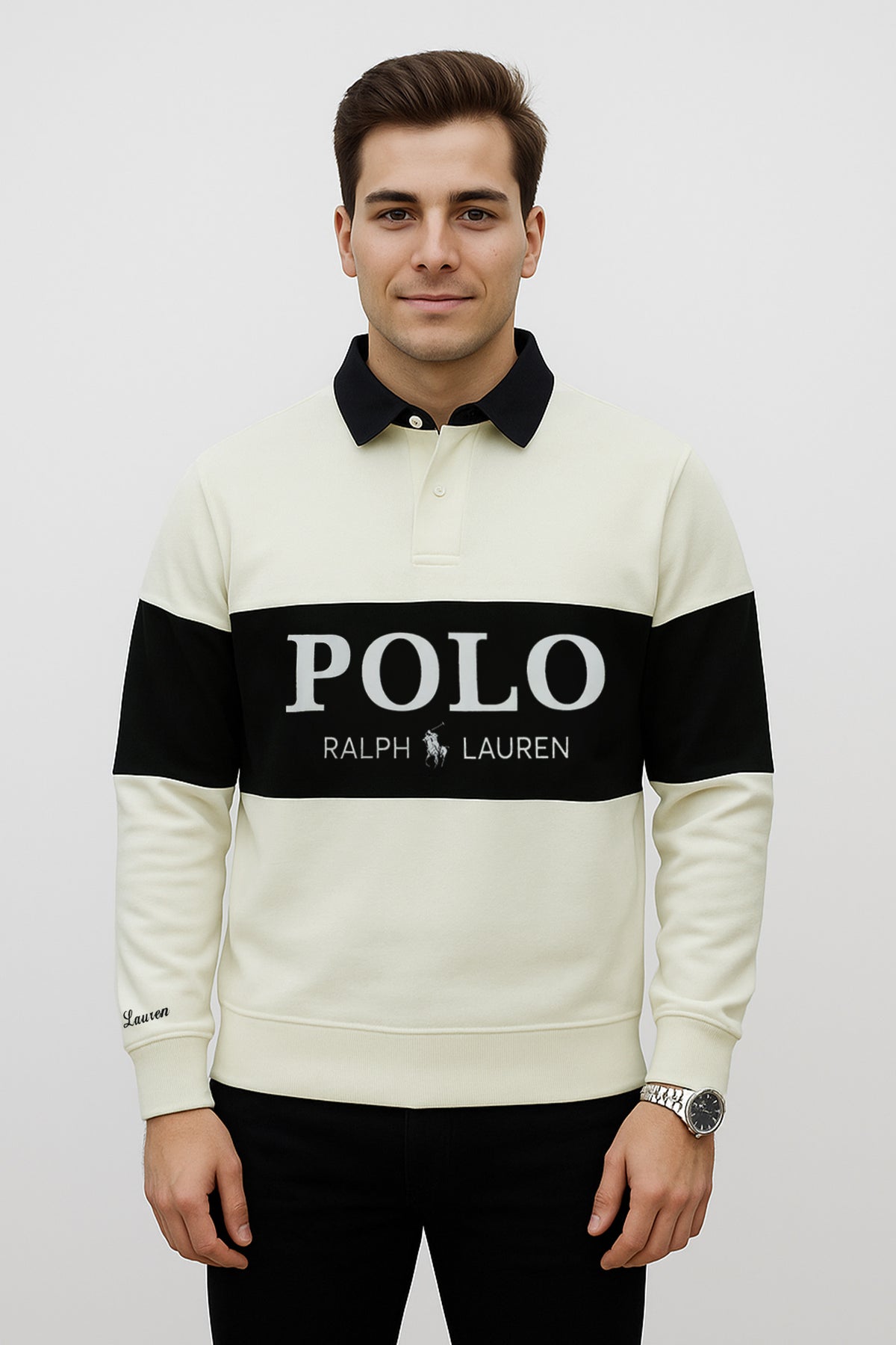 Rph Lren Classic Signature Typographi Imported Men's Sweatshirt