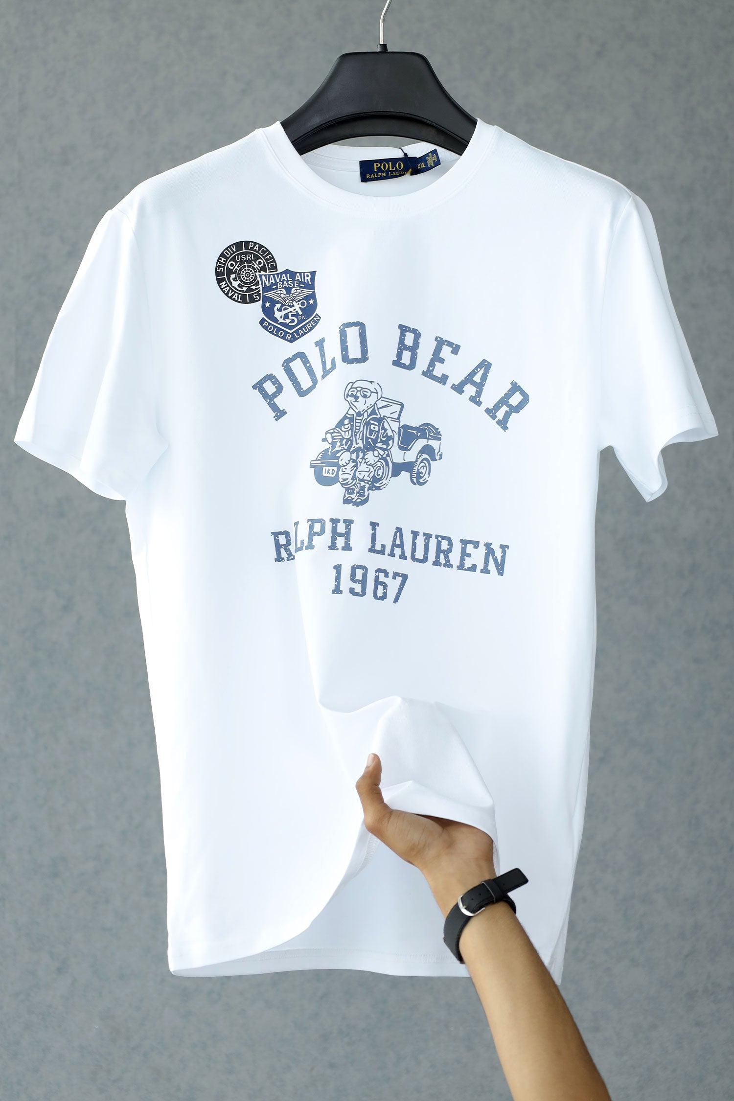 Rph Lren Polo Bear 1967 Imported Round Neck T-Shirt