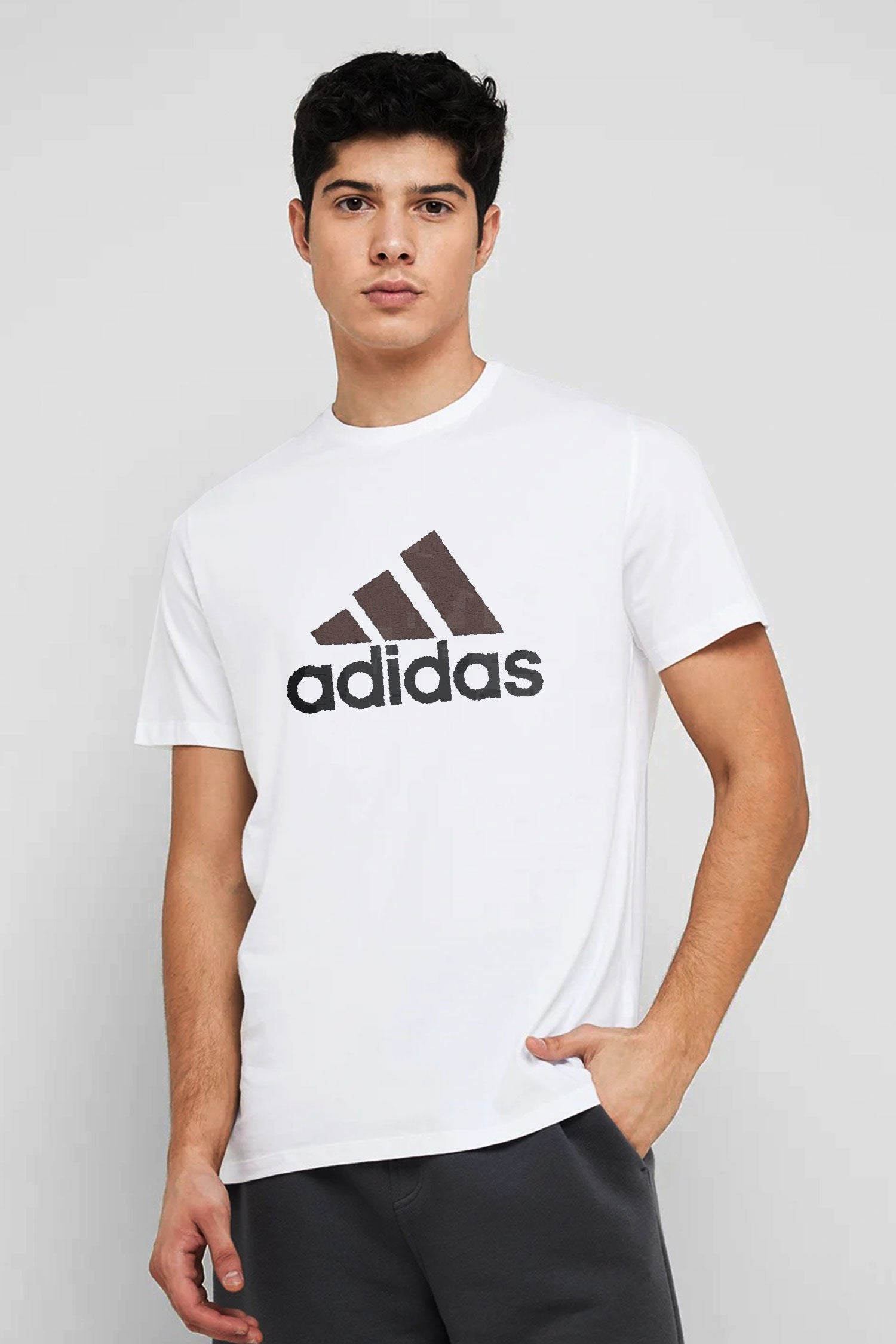 Adds Short Sleeve Imported Round Neck T-Shirt
