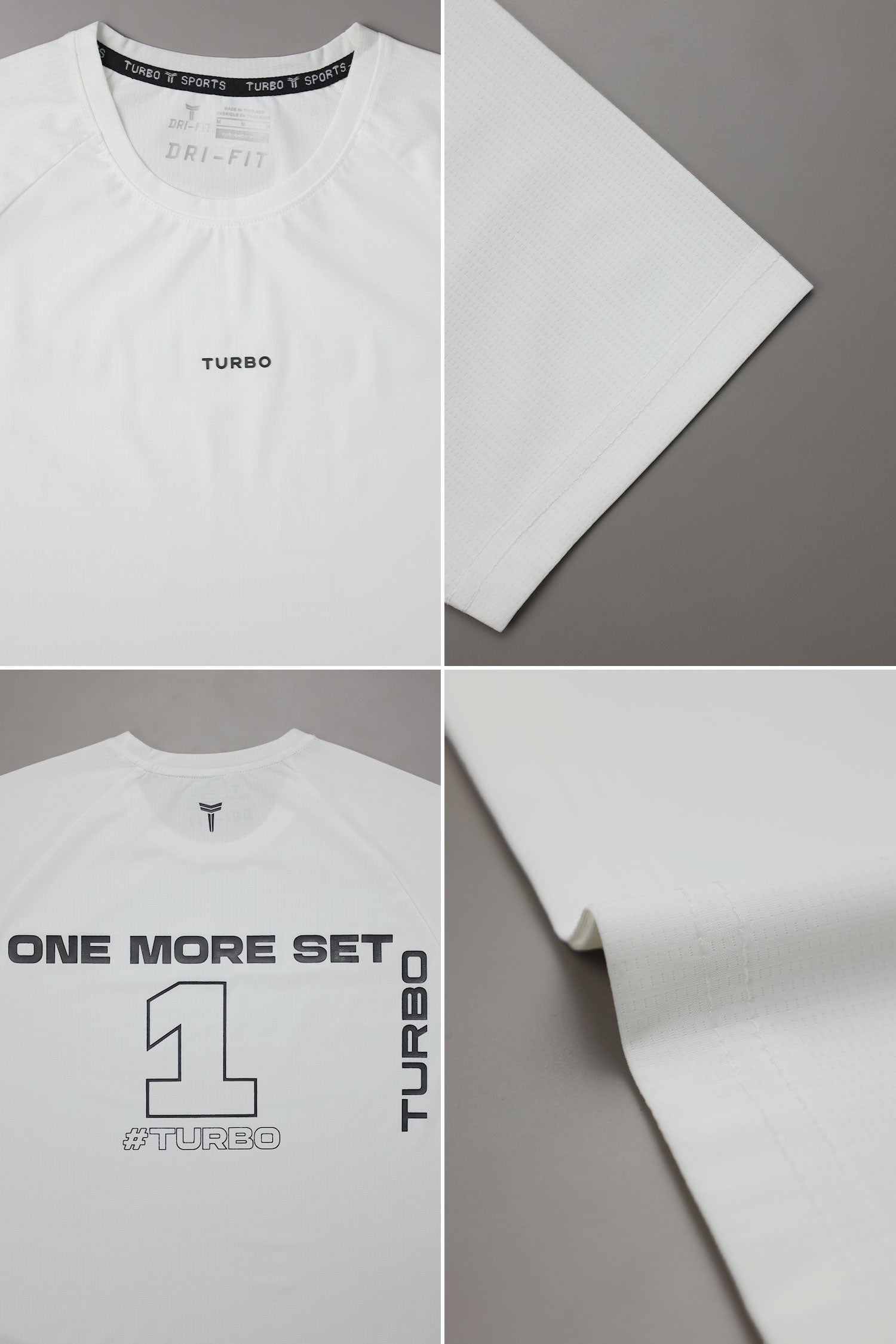 Turbo 'Men's One More Set' Drop Shoulder Dry-Fit Tee