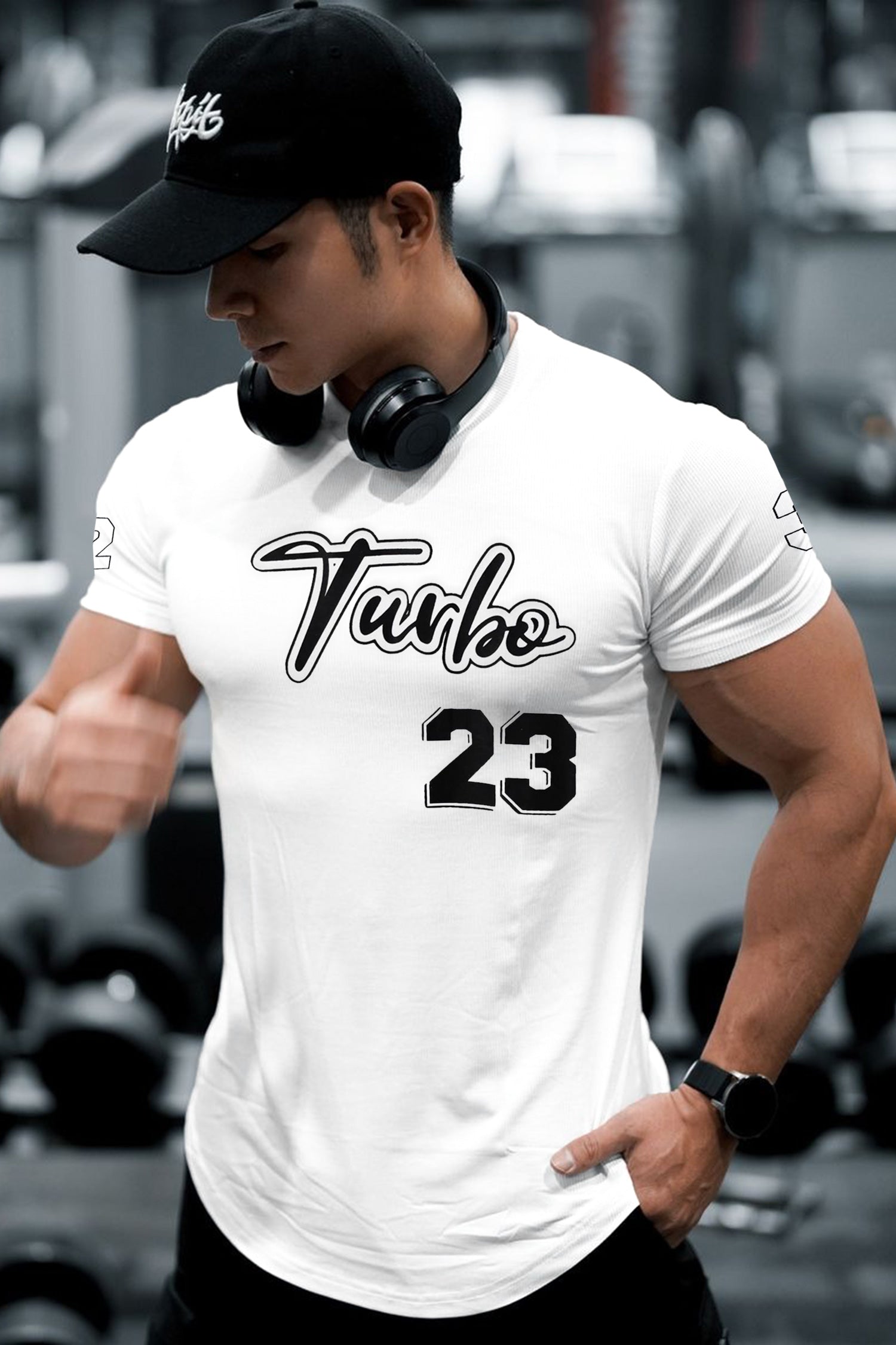 Turbo Heritage '23' Throwback Script Dry-Fit Tee