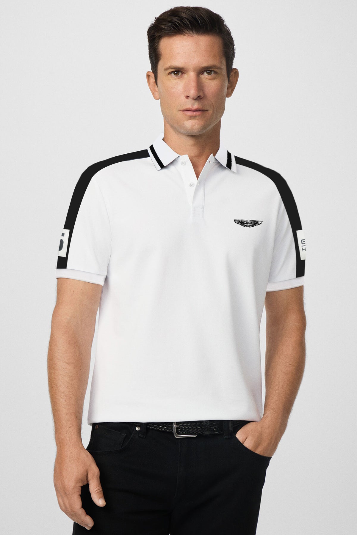 Hackt Lndn Astn Martn UltraCore Athletic Men's Polo Shirt