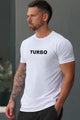 Turbo 'The Running Club' Performance Dry-Fit Tee In White