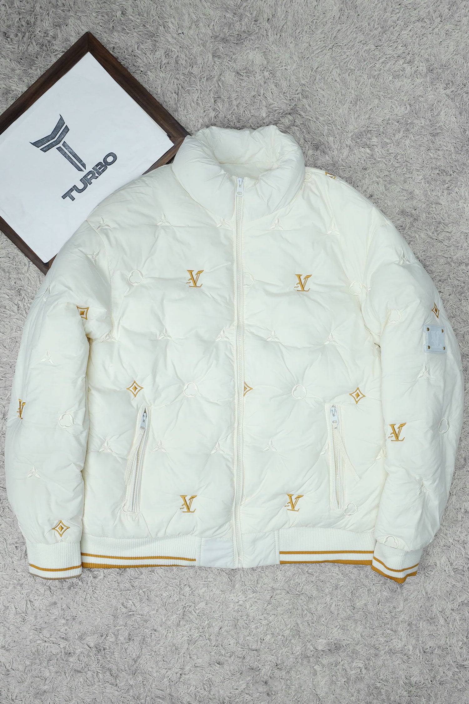 Luis Vten Embossed Branding Imported Puffer Jacket