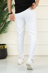Turbo Micron Swift-Line Panel Trouser In White