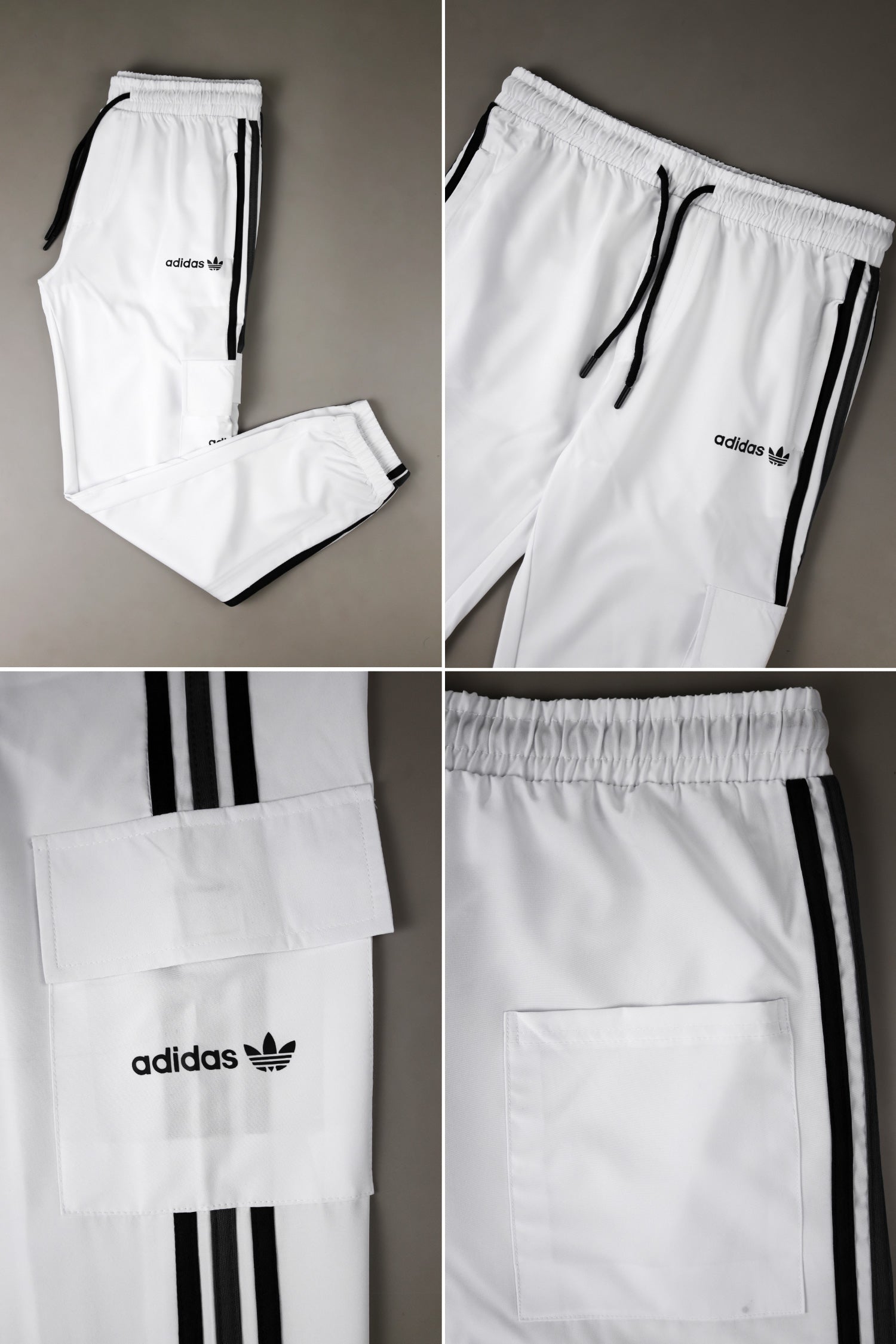 Adds Micro Stripes Slimfit Imported Sportswear Trouser