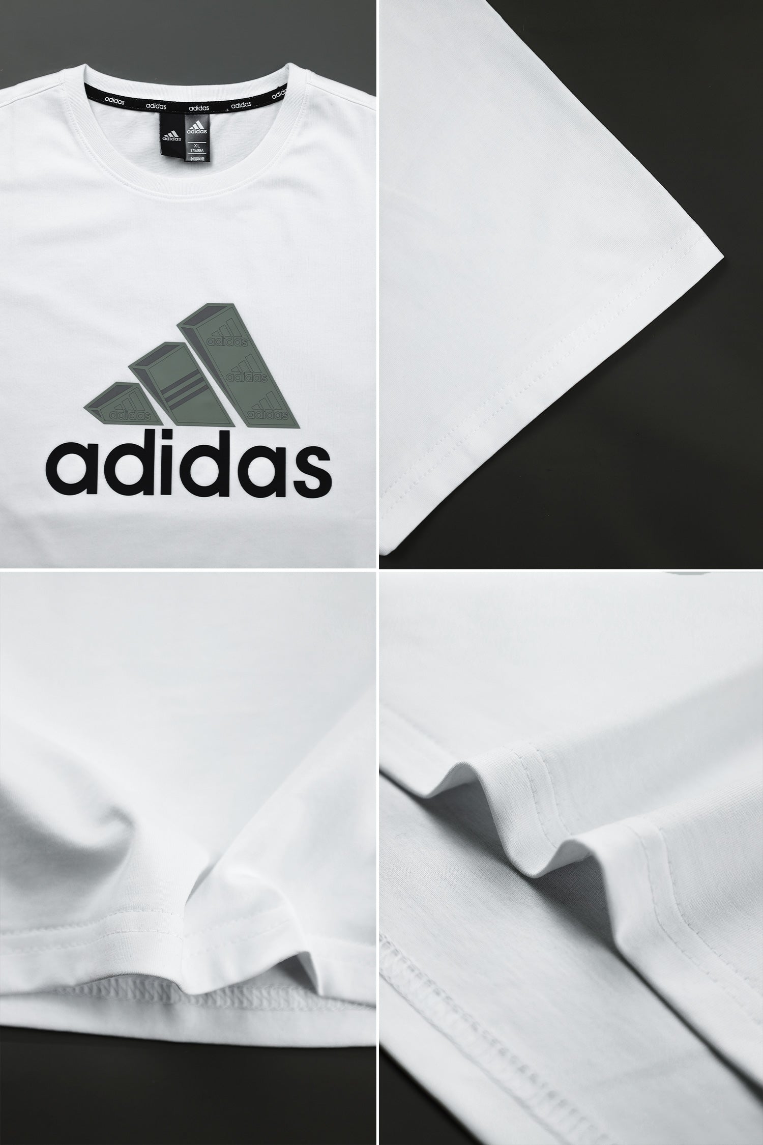 Adds Typography Badge Imported Round Neck T-Shirt