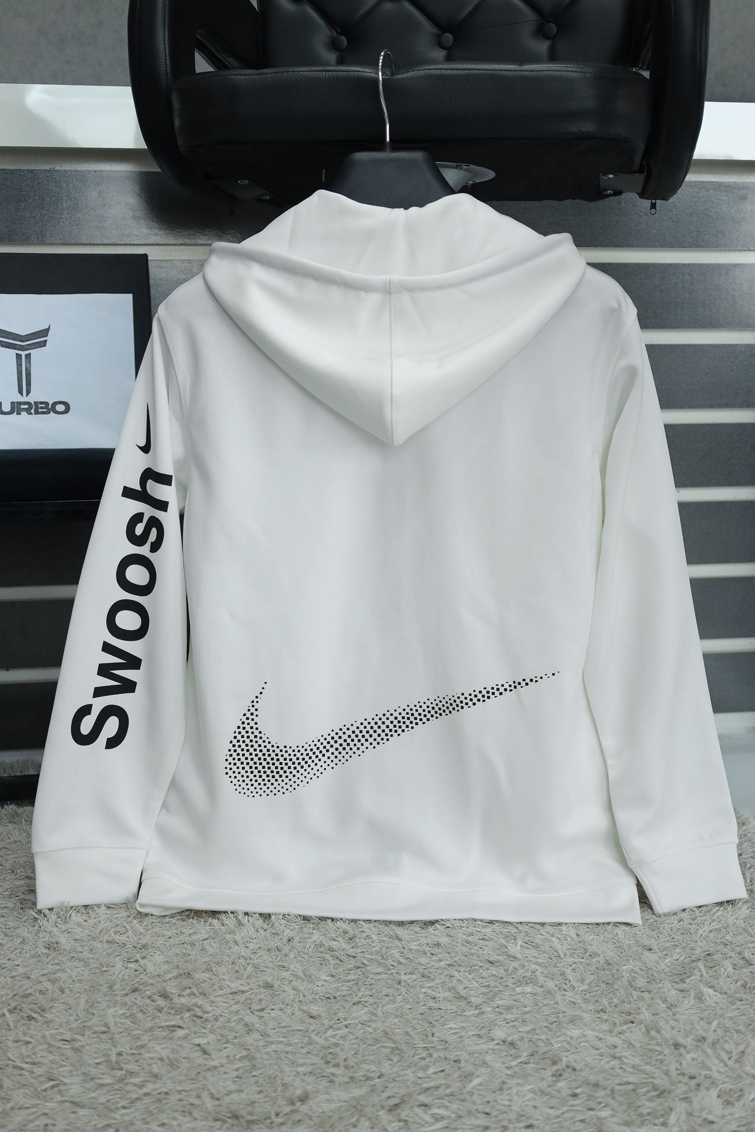 Swoosh Nke Men Zipper Upper In White