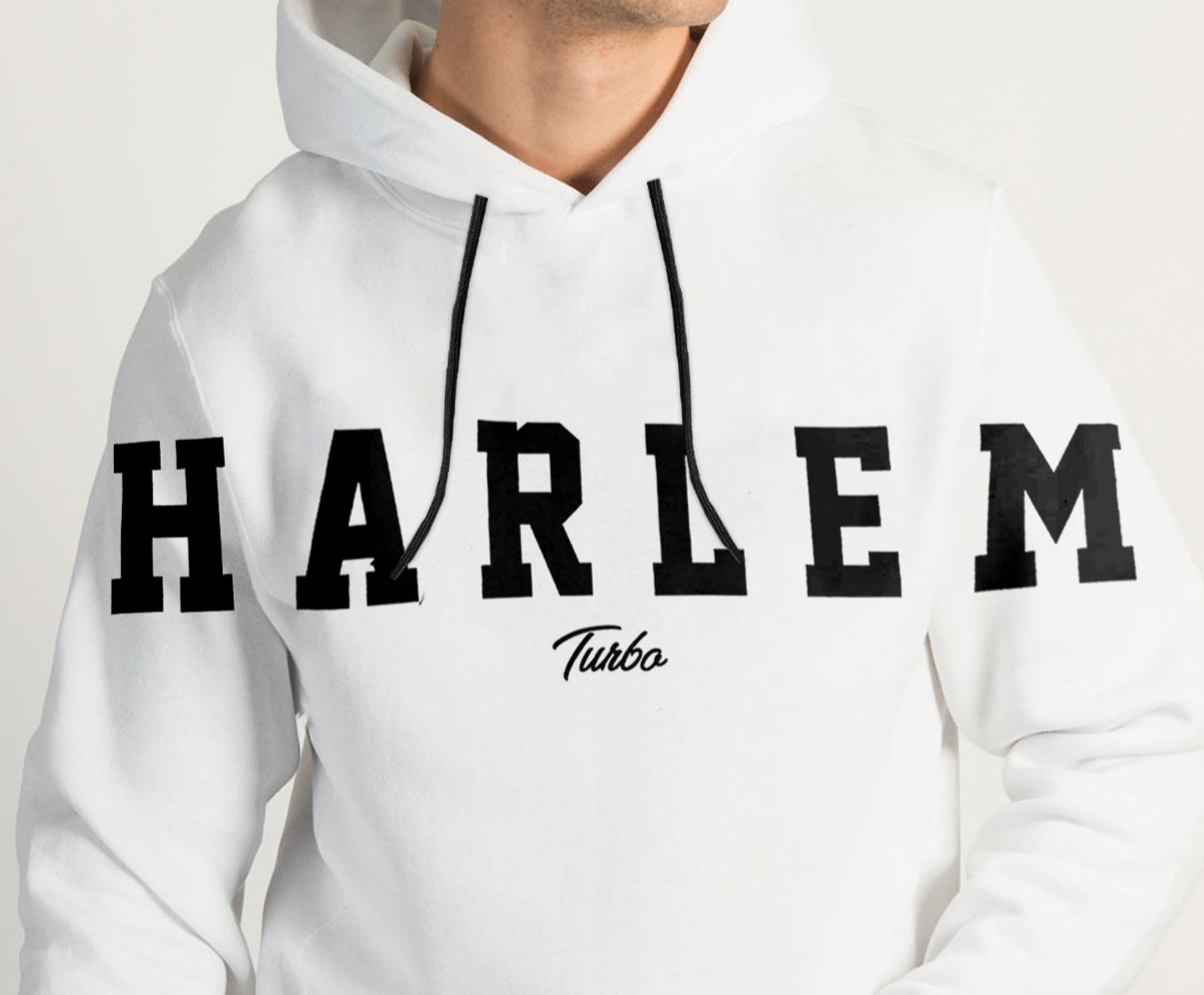 Turbo Harlem Signature Slogan Fleece Hoodie