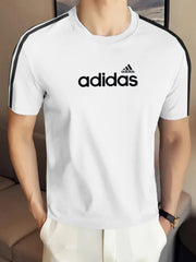 Adds Performance Designed Round Neck T-Shirt In White