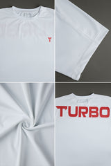 Turbo Font Typography Breathable Dry-Fit Tee