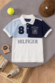 Hilfgr Multi Patterned Colour Younger Kids Polo Shirt