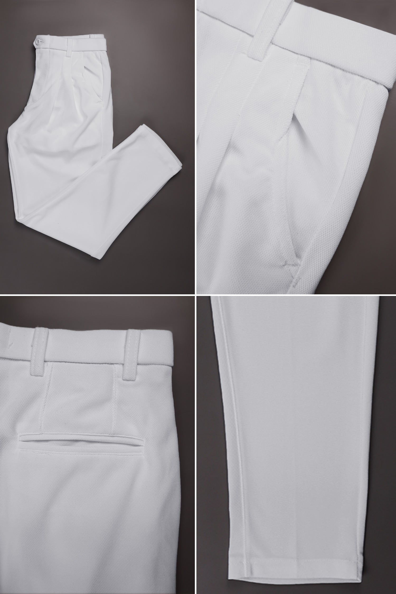 Double Plate Men's Carrot Fit Cotton Pant