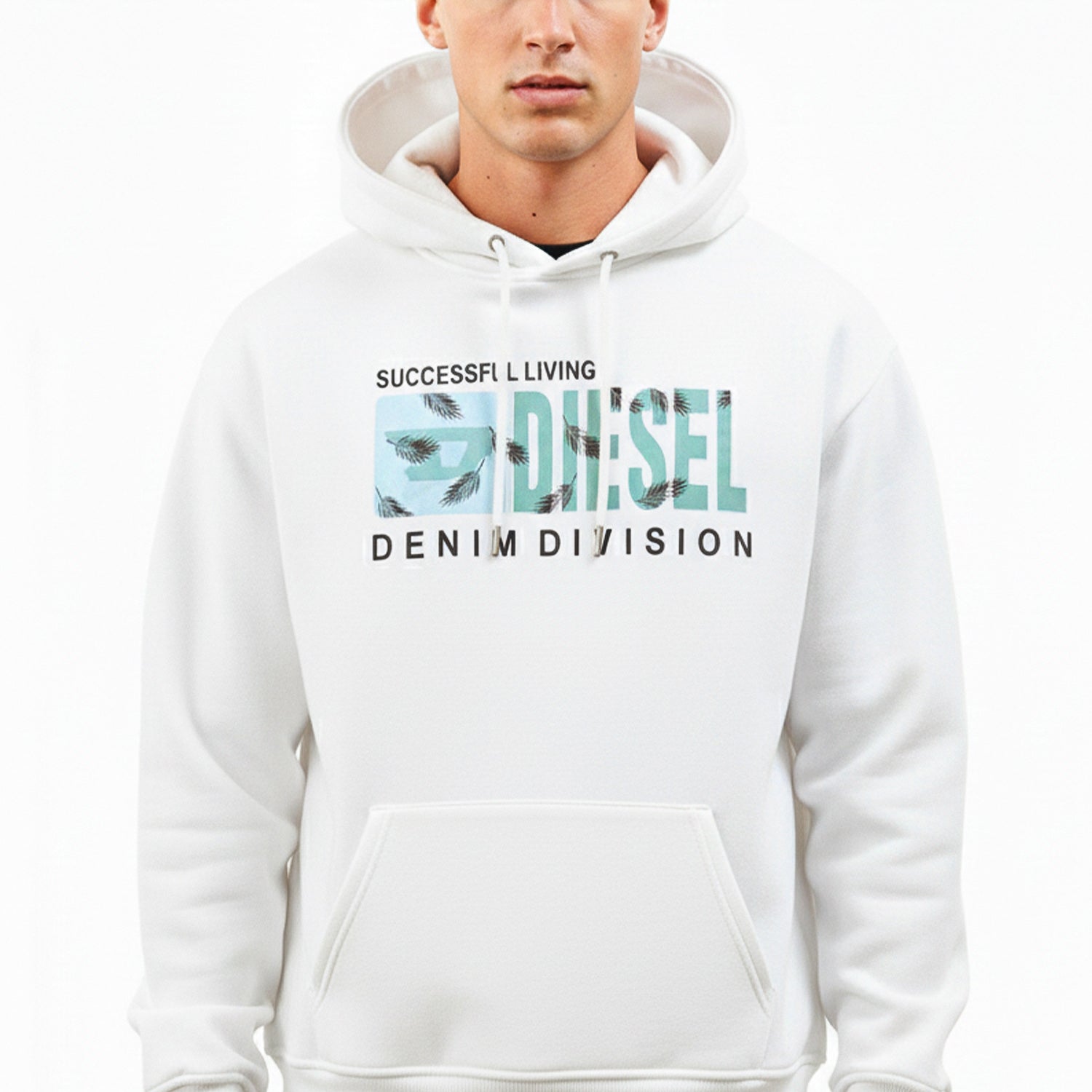 Diesel Eco Logo Men's Fleece Hoodie