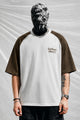 Turbo Relaxed-Fit Raglan Oversize Tee In White