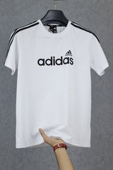 Adds Performance Designed Round Neck T-Shirt In White