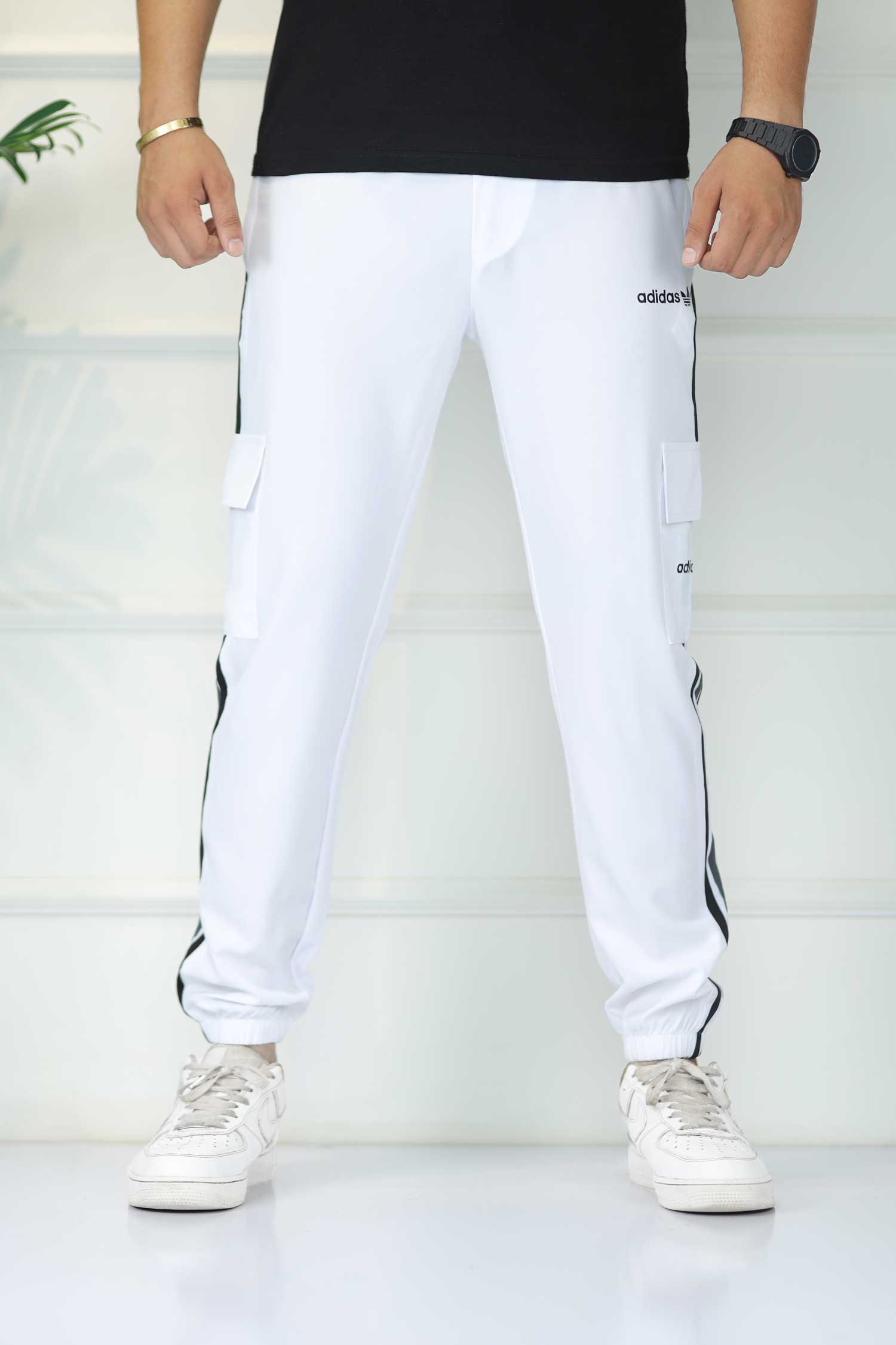 Adds Micro Stripes Slimfit Imported Sportswear Trouser