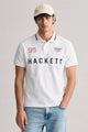 Hcket x Aston Martin Racing Addition Men's Polo Shirt In White