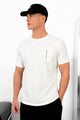 Mens Rivio Pocket-Detail Tee Shirt In White