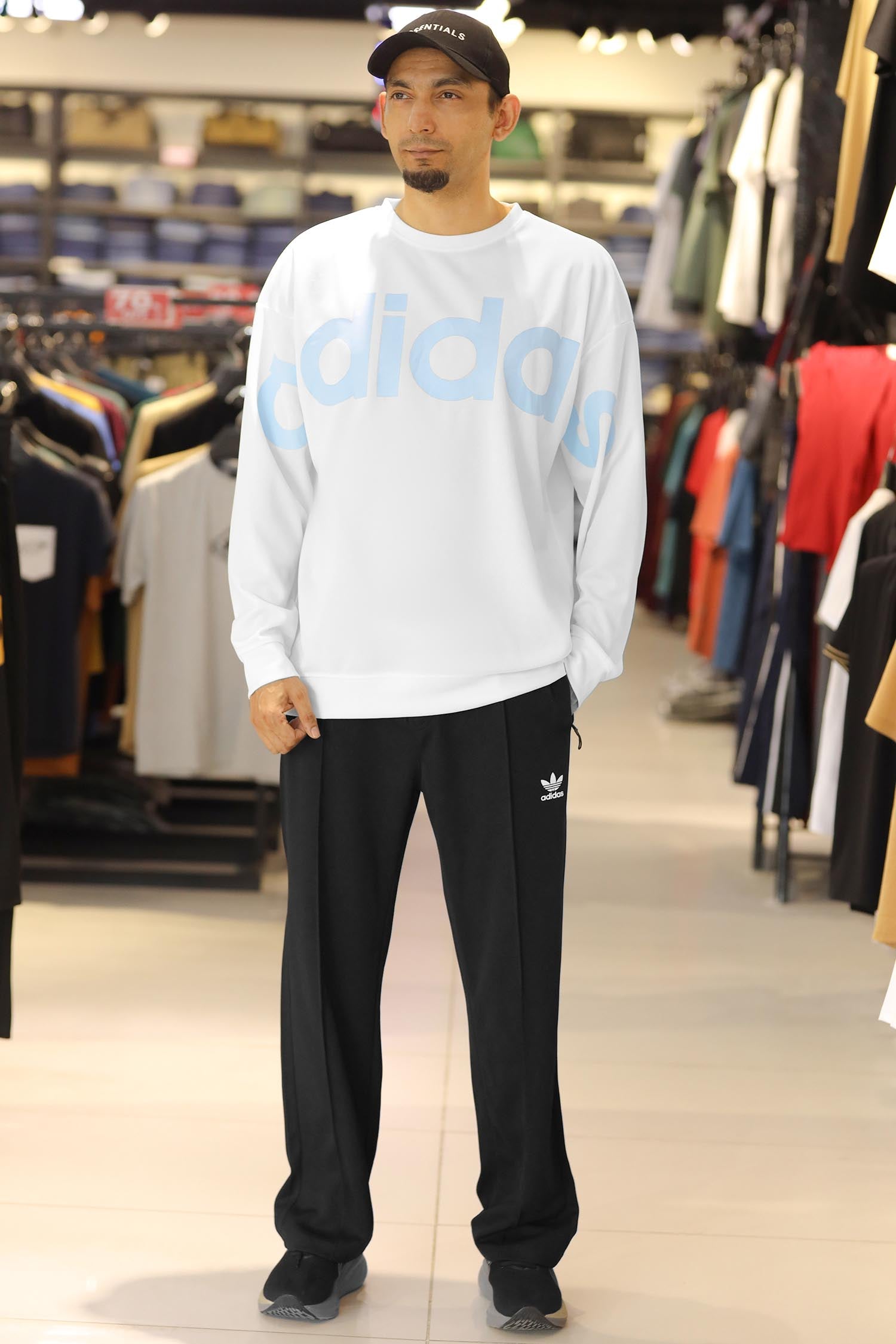 Adds Spellout Crew Round Neck Tracksuit