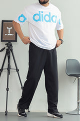 Adds Drop Shoulder Quick-Dry Tracksuit In White