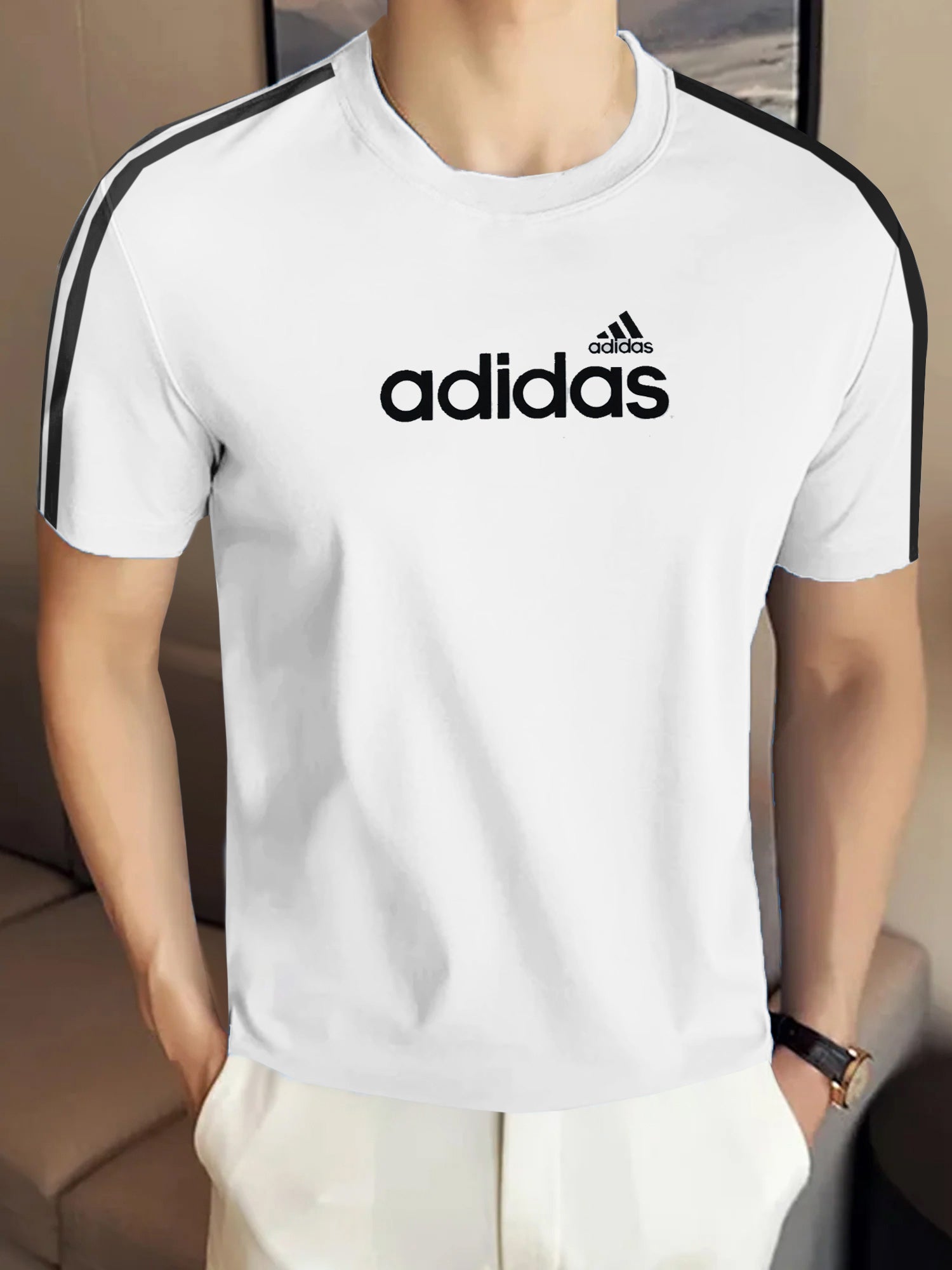 Adds Performance Designed Round Neck T-Shirt