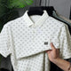 Turbo Jacquard Pattern Men's Polo T-Shirt