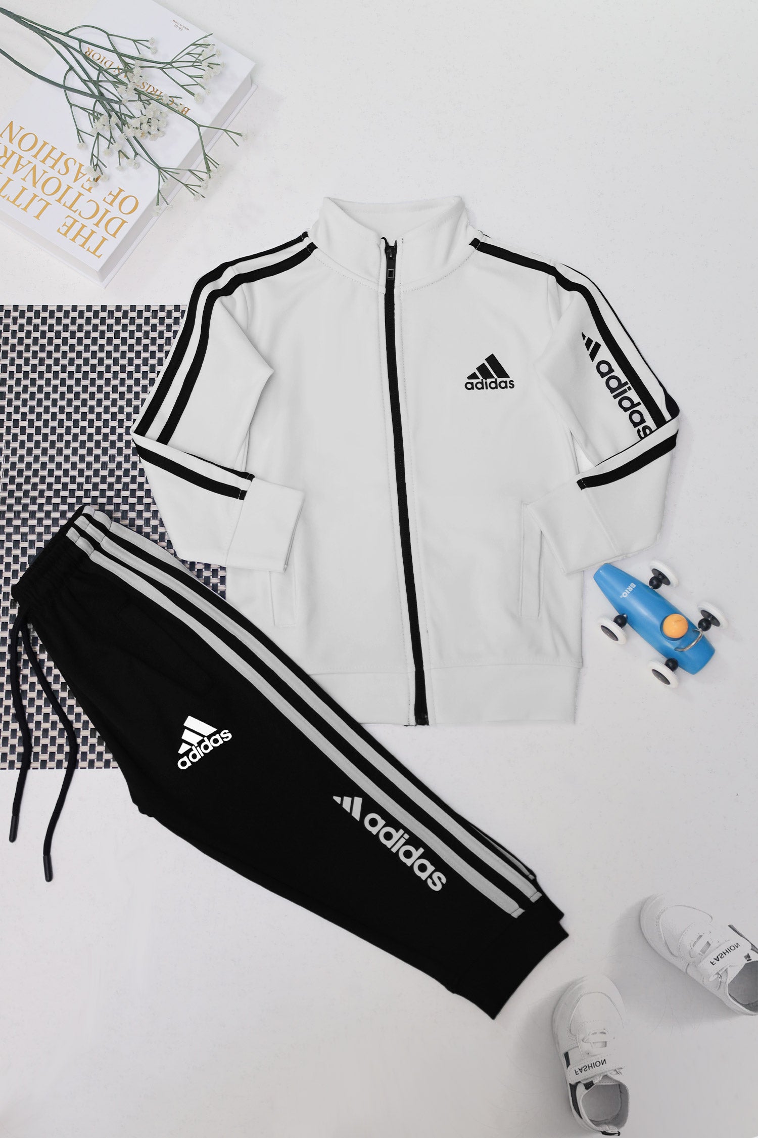 Adds Imported Multi-Slogans Unisex Kids Tracksuit