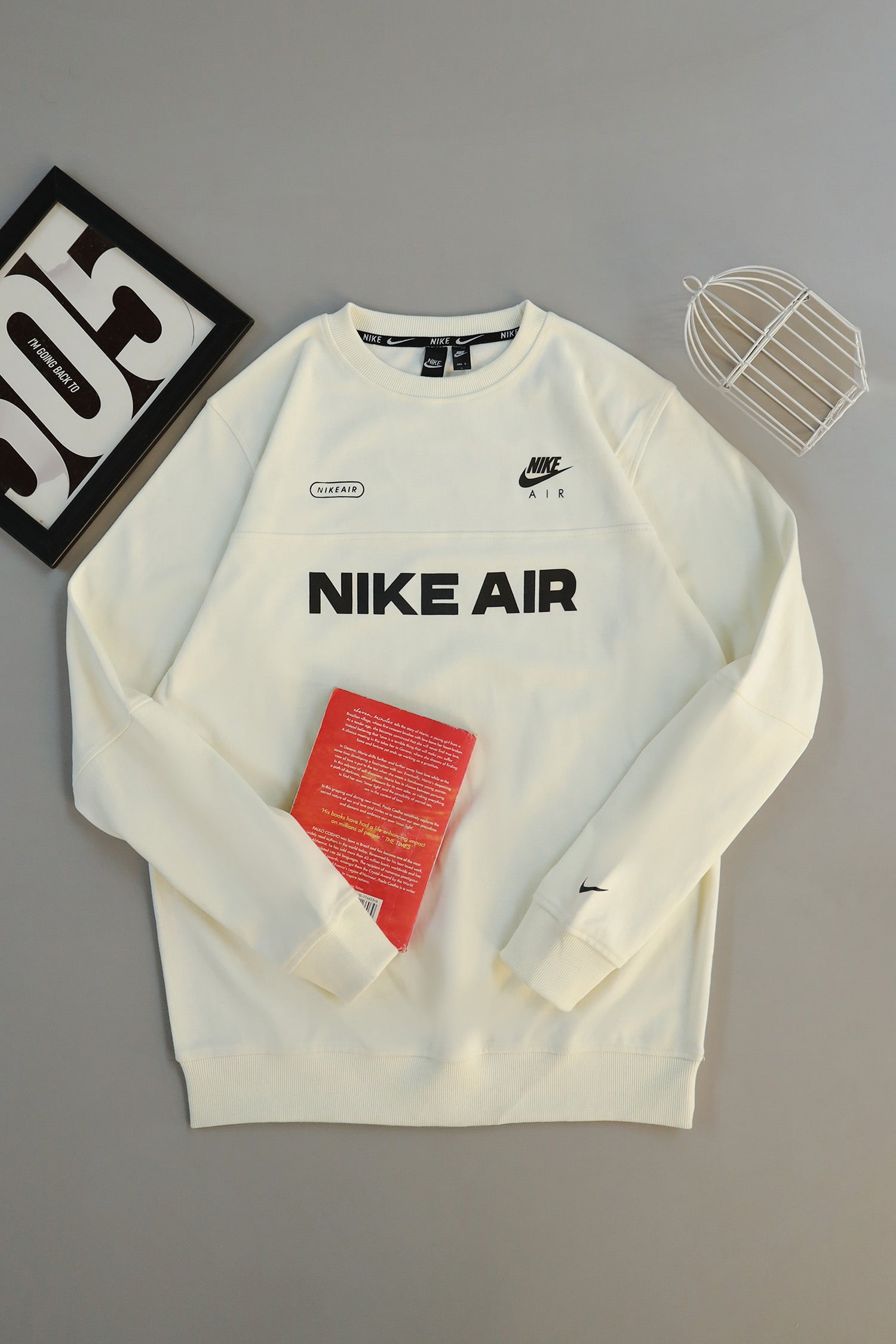 Nke Air Brushed Back Round Neck Imported Men's Sweatshirt