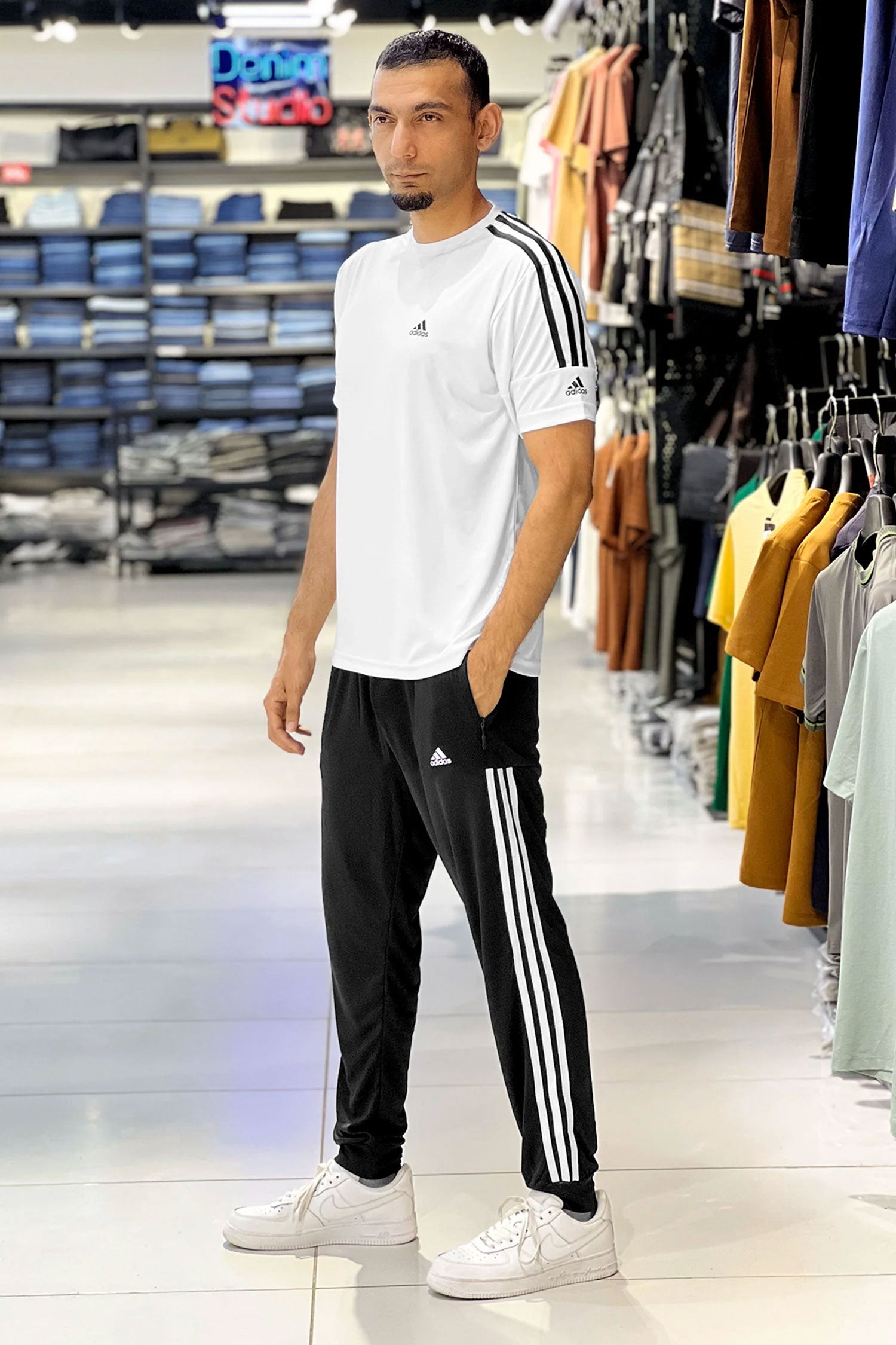 Adds Premium Tri-Line Quick-Dry Tracksuit