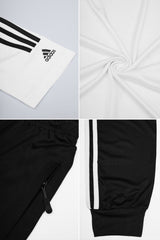 Adds Premium Tri-Line Quick-Dry Tracksuit In White