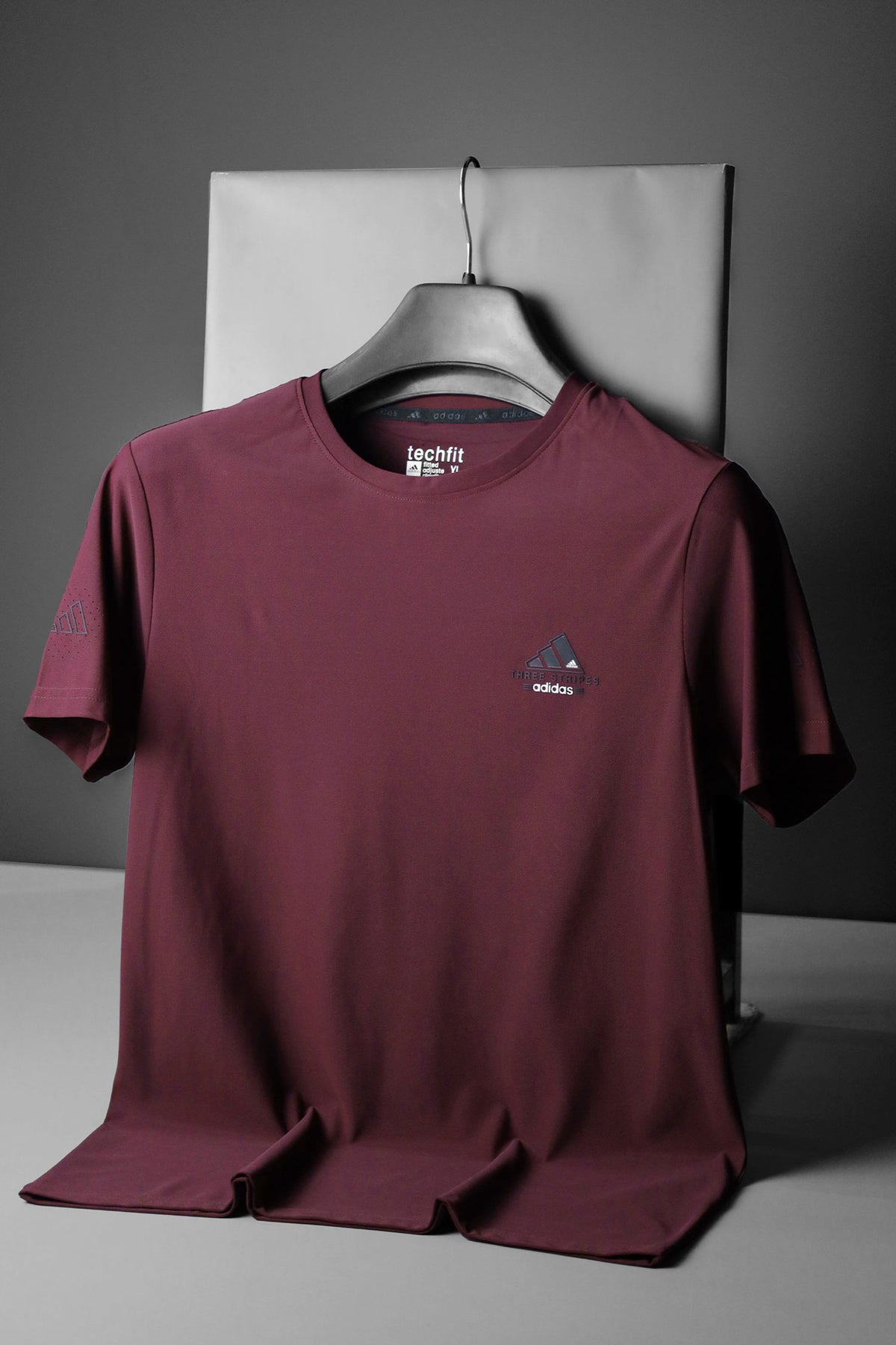 Adds Climalite Short Sleeve Dry-Fit Tee In Wind Red