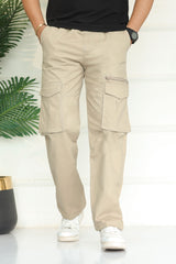 Turbo 'Recon' Division Zip-Detail Loose Bottom Cargo Trouser