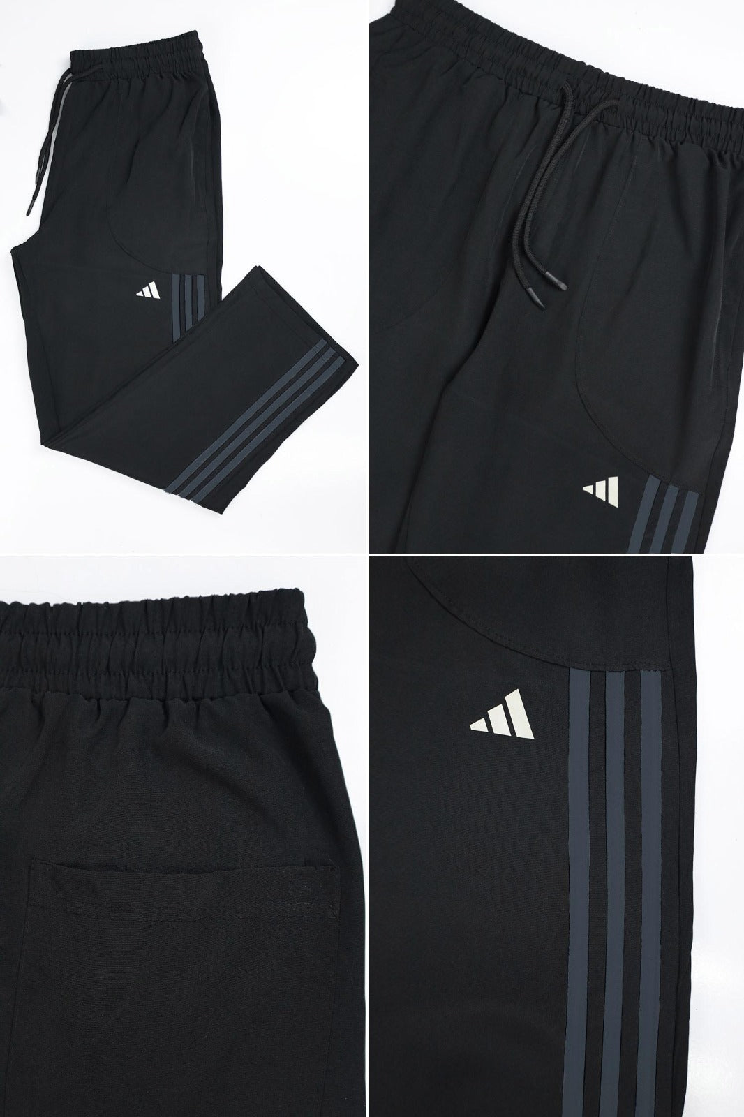 Adidas Micro-Tech Half Stripes Loose Bottom Trouser