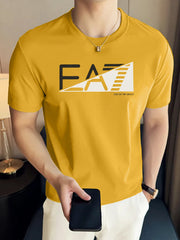 Armni Trendy Street Style Crew Neck Tee