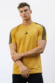 Adds Essentials Base 3-Stripes Men's Tee In Yellow