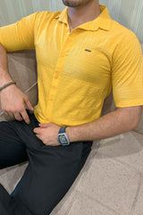 Turbo Knit Craft Crochet Casual Shirt