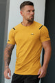 Turbo Sport Shoulder Striped Breathable Dry-Fit Tee