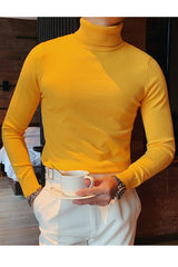 Turtleneck Cashmere High Neck In Yellow
