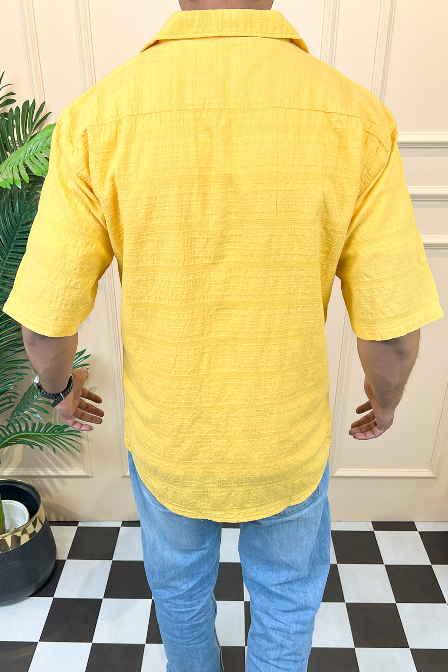 Turbo Knit Craft Crochet Casual Shirt
