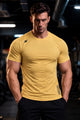 Skchr Breathable Sweat-Wicking Activewear Dry-Fit Tee In Yellow
