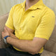 Turbo Artistic Touch Comfort Casual Shirt In Mustard Yellow