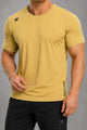Skchr Breathable Sweat-Wicking Activewear Dry-Fit Tee In Yellow