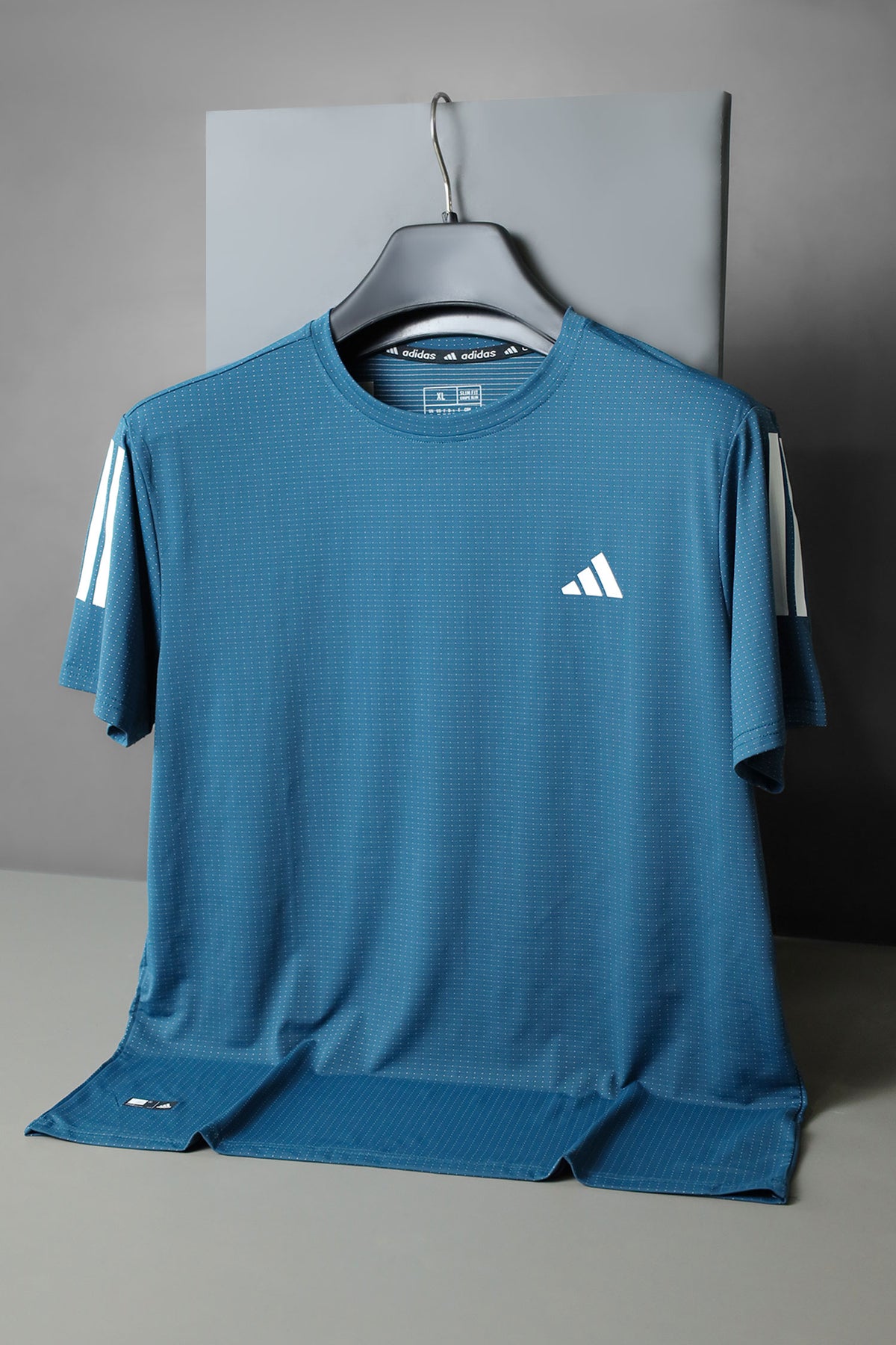 Adds Club Tennis Training Mesh Dry-Fit Tee In Dark Navy
