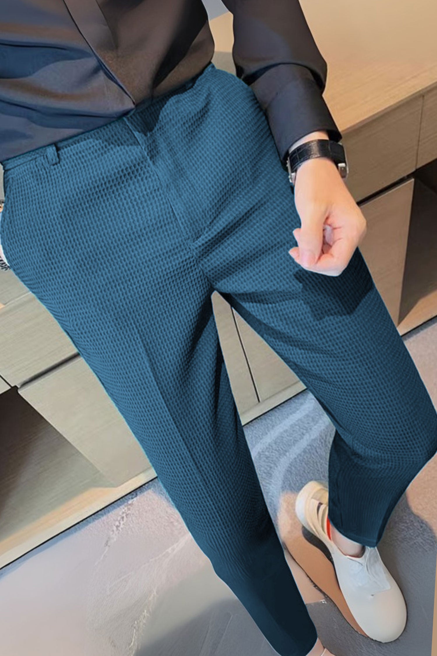Turbo 'Apex' Elite Series Slimfit Waffle Pant