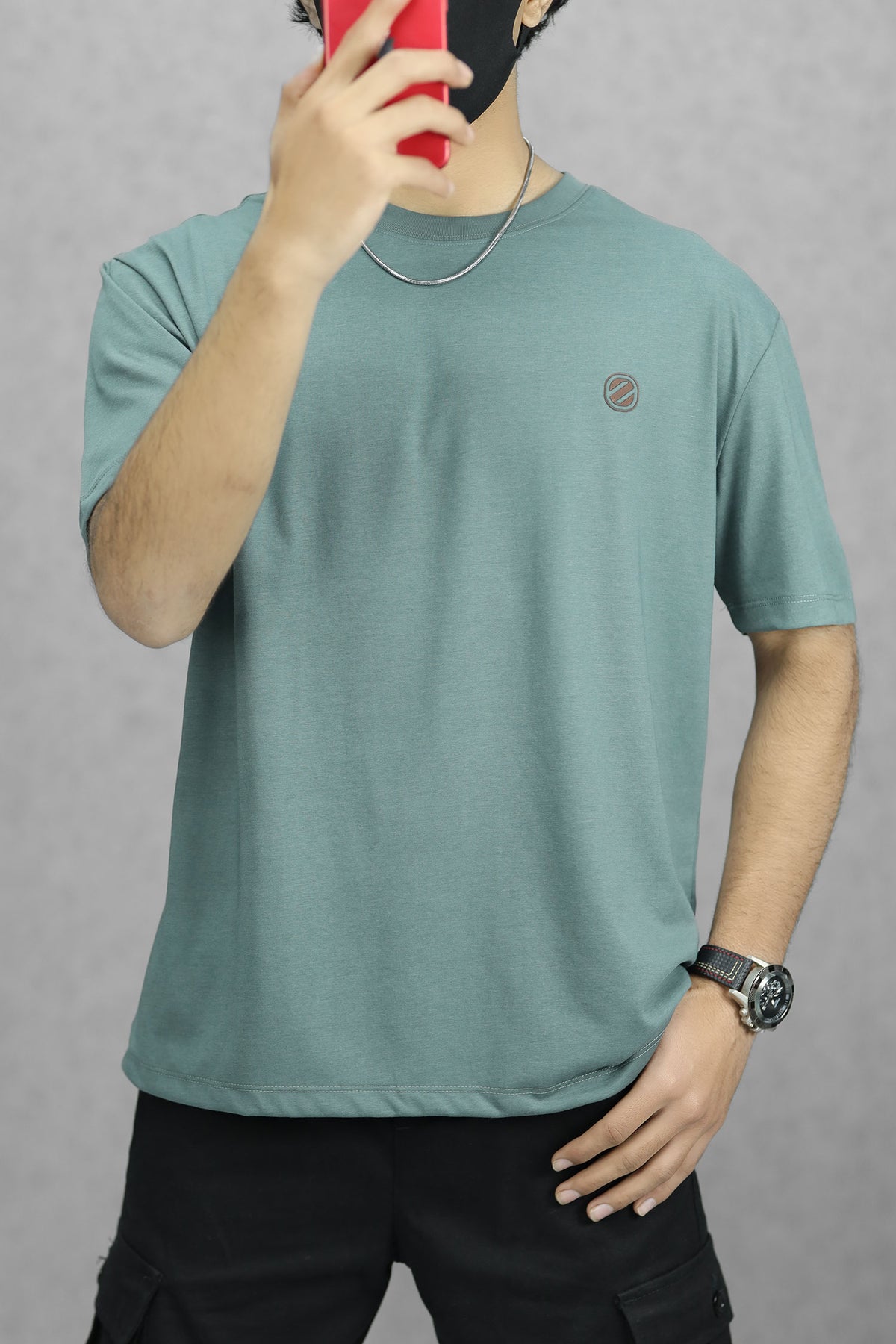 Detailed Comfort Imported Round Neck T-Shirt