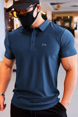 Turbo imp lightweight breathable dryfit Polo In Zink