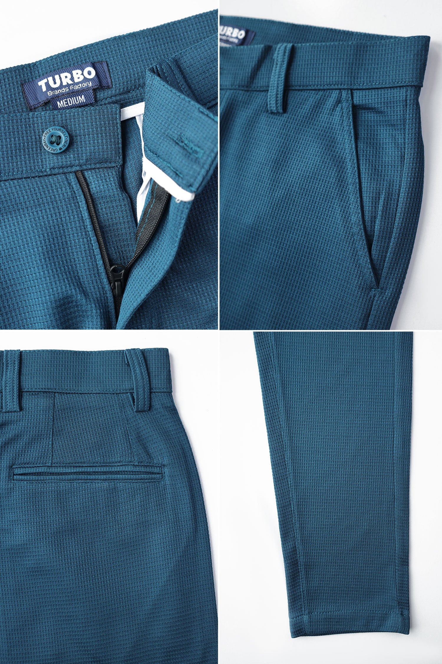 Turbo 'Apex' Elite Series Slimfit Waffle Pant