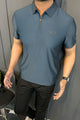 Turbo Holiday Outfit Stitchless Zip Style Men's Polo Shirt
